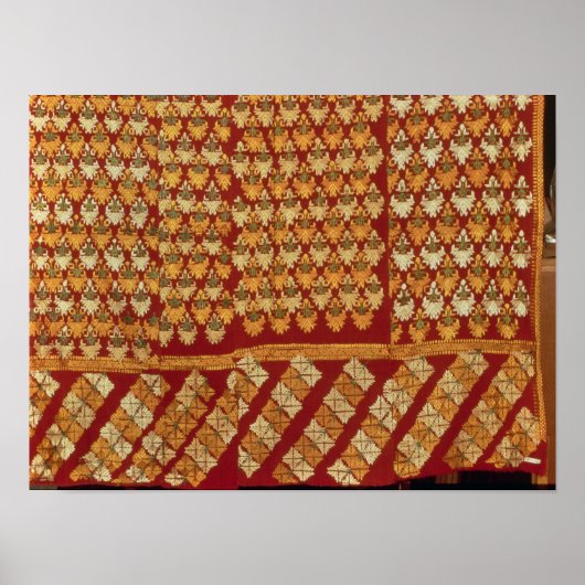 Indische Phulkeri-Stickerei Poster (Vorne)