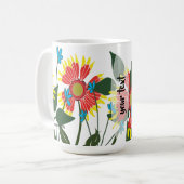 Indische Pinsel Kaffee Tasse (Vorderseite Links)
