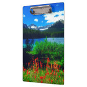Indische Pinsel-Wildblumen Klemmbrett (Links)