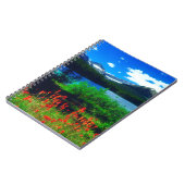 Indische Pinsel-Wildblumen Notizblock (Linke Seite)
