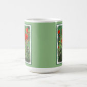 Indische Pinselstriche - Original Blume Kunst Kaffeetasse (Mittel)