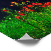 Indische Pinselstriche Poster (Ecke)