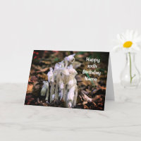 Indische Pipe Wildblumen Personalisiert Geburtstag