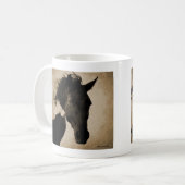 Indische Pony-Tasse Kaffeetasse (Vorderseite Links)