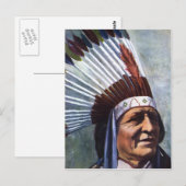 Indische Postkarte (Vorne/Hinten)