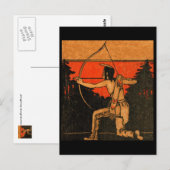 Indische Postkarte (Vorne/Hinten)