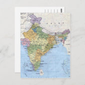 Indische Postkarte (Vorne/Hinten)