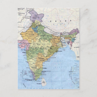 Indische Postkarte