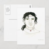 Indische Postkarte (Vorne/Hinten)