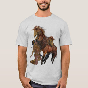 Indische Prinzessin und Hallion-Shirt T-Shirt