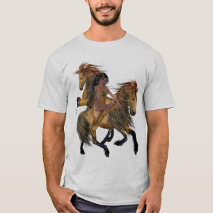 Indische Prinzessin und Hallion-Shirt T-Shirt