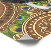 Indische Prinzessin und Wilde Stallionen Poster (Ecke)