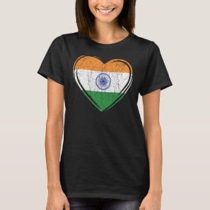 Indische Republik Tag Hindustani Indische Flagge 2 T-Shirt
