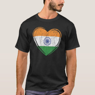 Indische Republik Tag Hindustani Indische Flagge 2 T-Shirt