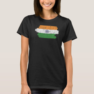 Indische Republik Tag Hindustani Indische Flagge 8 T-Shirt