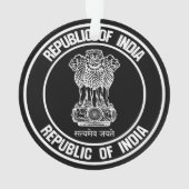 Indische Runde Ornament (Rückseite)