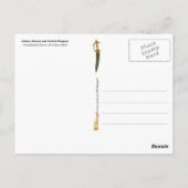 Indische, russische und türkische Waffen Postkarte (Rückseite)