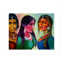 Indische schöne Bridakten