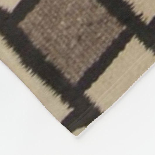 INDISCHE (simulierte) Fleece-Decken Fleecedecke (Ecke)