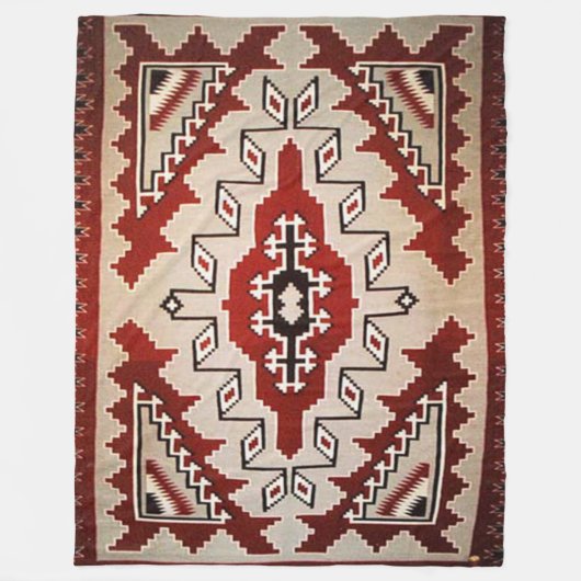 INDISCHE (simulierte) Fleece-Decken Fleecedecke (Vorderseite)