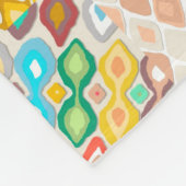 Indische Sommerkat-Patches Fleecedecke (Ecke)