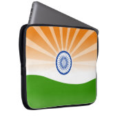 "Indische" Sonne Laptopschutzhülle (Vorne Rechts)
