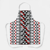 Indische Sonne und Regen in Rot Schürze (Vorderseite)