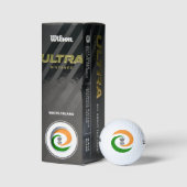 Indische Spiralflagge Golfball (Verpackungen)