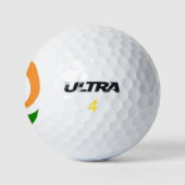 Indische Spiralflagge Golfball (Logo)