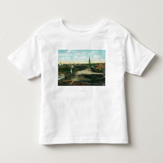 Indische Stadt auf Yukon RiverAnvik, AK Kleinkind T-shirt (Vorderseite)