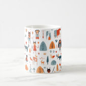 Indische Stammeskinder boho Kaffeetasse (Mittel)