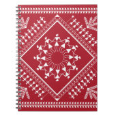 Indische Stammesmalerei. Warli Paintingart, indian Notizblock (Vorderseite)