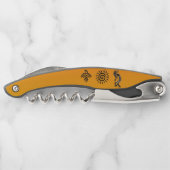 Indische Symbole Kellnermesser (Rückseite)