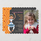 Indische Tänzerin Birthday Party Einladung (Vorne/Hinten)