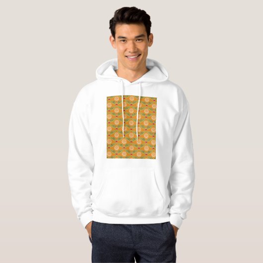 Indische Traditionelle Illustration Muster. Hoodie (Vorne ganz)
