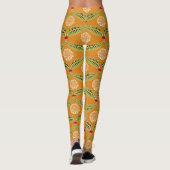 Indische Traditionelle Illustration Muster. Leggings (Rückseite)