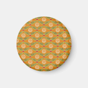 Indische Traditionelle Illustration Muster. Magnet