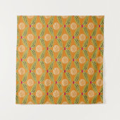 Indische Traditionelle Illustration Muster. Wandteppich (Vorderseite (Horizontal))