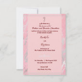 Indische Trauung Ganesha Einladung (Rückseite)