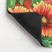 Indische umfassende Blumen-Mausunterlage Mousepad (Ecke)