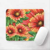 Indische umfassende Blumen-Mausunterlage Mousepad (Mit Mouse)
