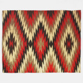 INDISCHE UMFASSENDE (simulierte) Fleece-Decken Fleecedecke (Vorderseite (Horizontal))