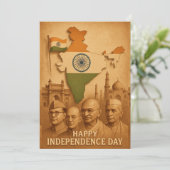 Indische Unabhängigkeitstag (Stehend Vorderseite)