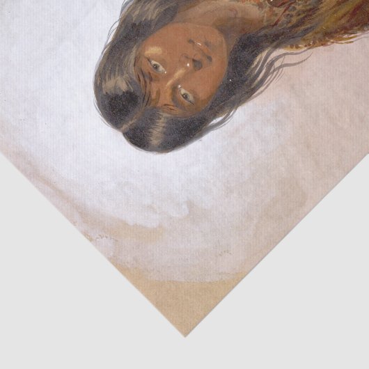 Indische Ureinwohner Seidenpapier (Ausschnitt)