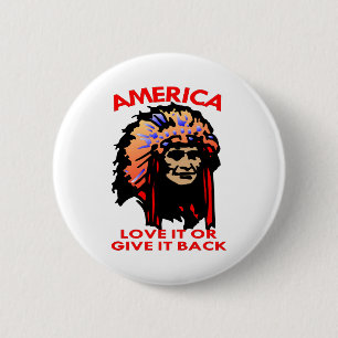 Indische USA-Liebe geben zurück Button