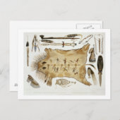 Indische Utensils und Waffen, Platte 21 aus Band 2 Postkarte (Vorne/Hinten)