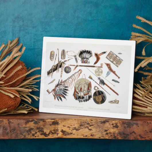 Indische Utensils und Waffen, Platte 48 aus Band 2 Fotoplatte (Seite)