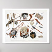 Indische Utensils und Waffen, Platte 48 aus Band 2 Poster (Vorne)