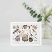 Indische Utensils und Waffen, Platte 48 aus Band 2 Postkarte (Stehend Vorderseite)