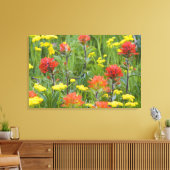 Indische Wildblumen Leinwanddruck (Insitu (Wohnzimmer))